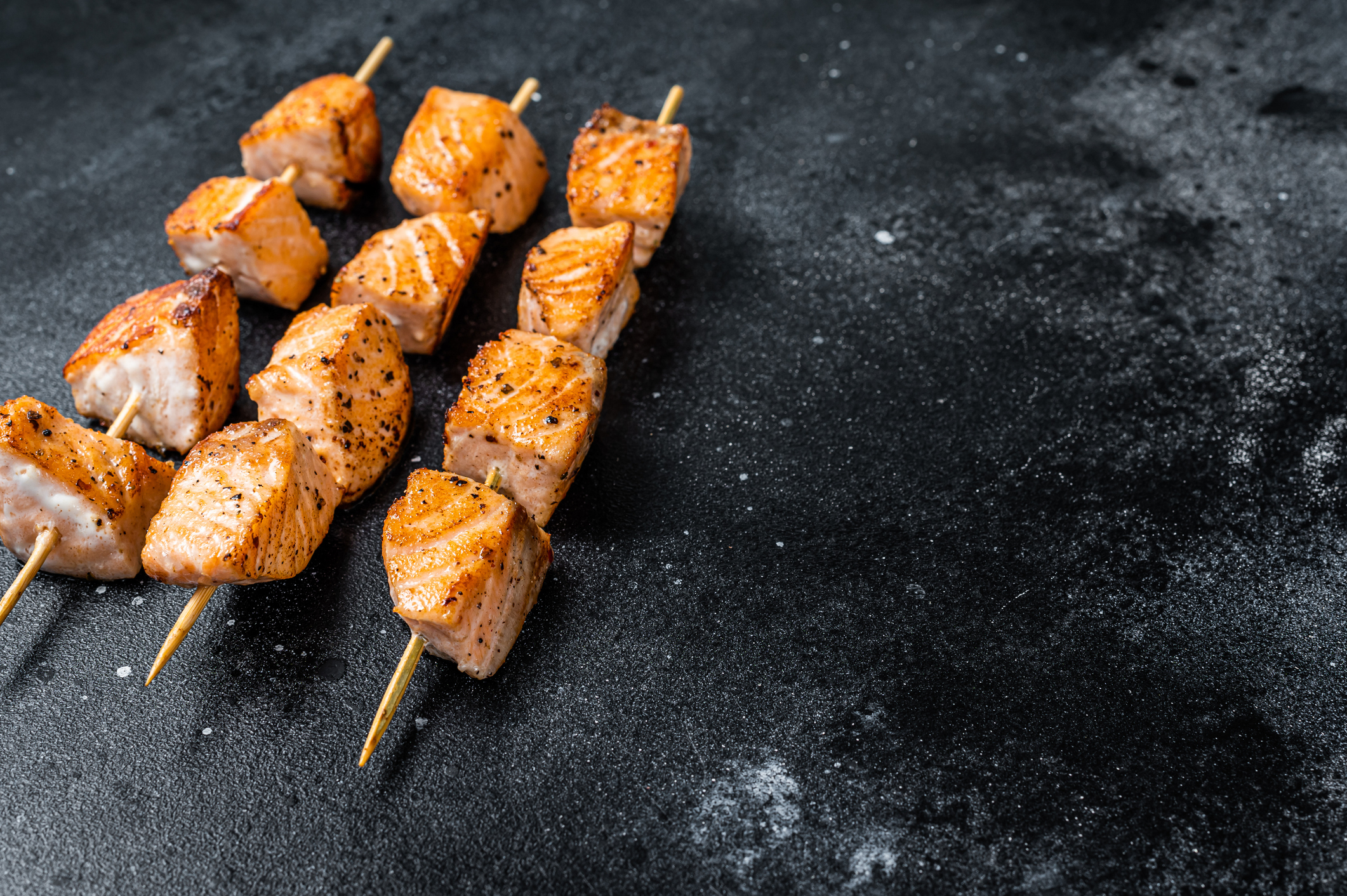 Brochette de saumon Tropical