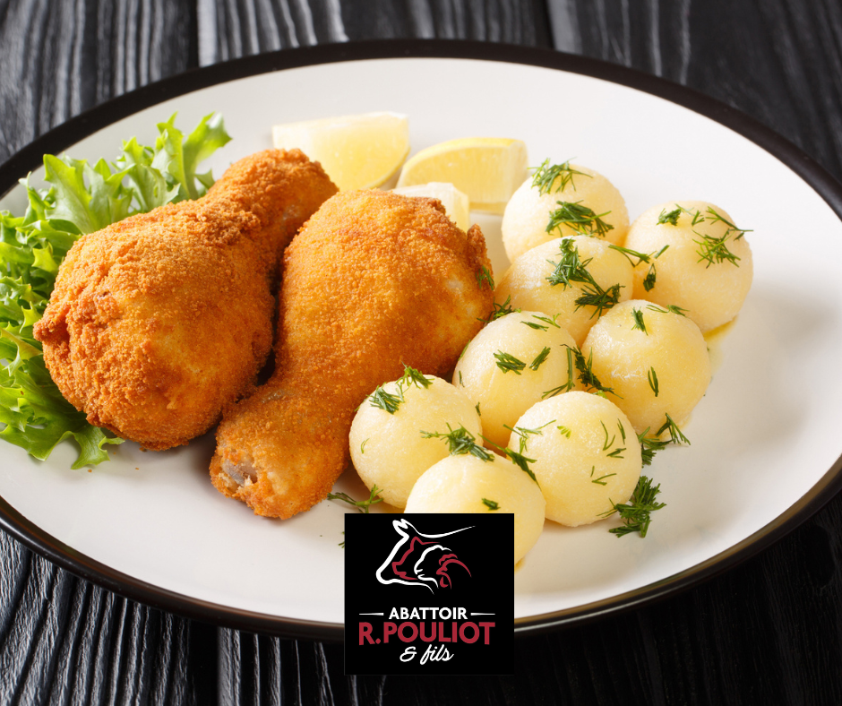 Pilon de Poulet de grain Pané