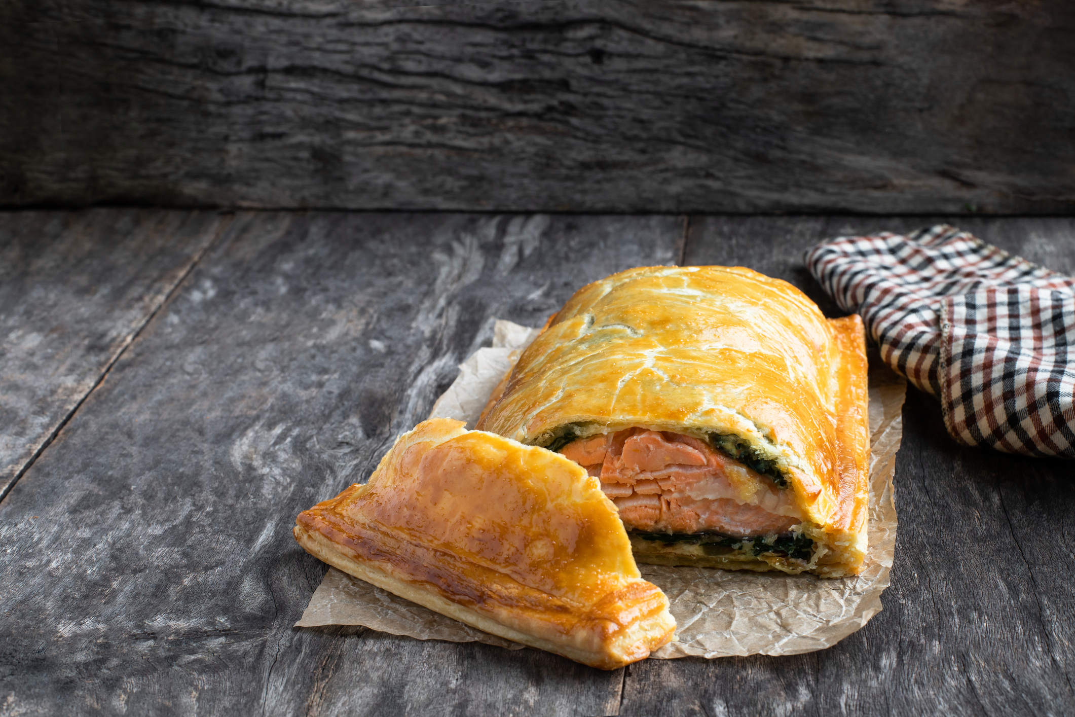 Feuilleté de saumon - Nouvelle recette -