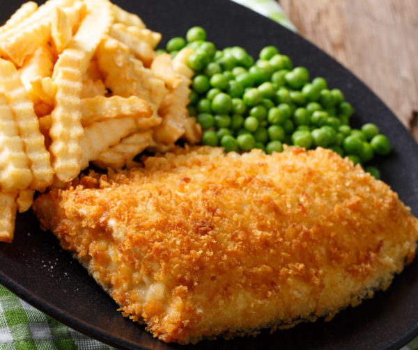 Breaded cod fillets (lemon & pepper)