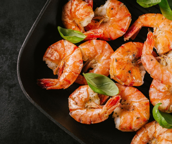 Raw Argentine shrimp 13/15 with shells