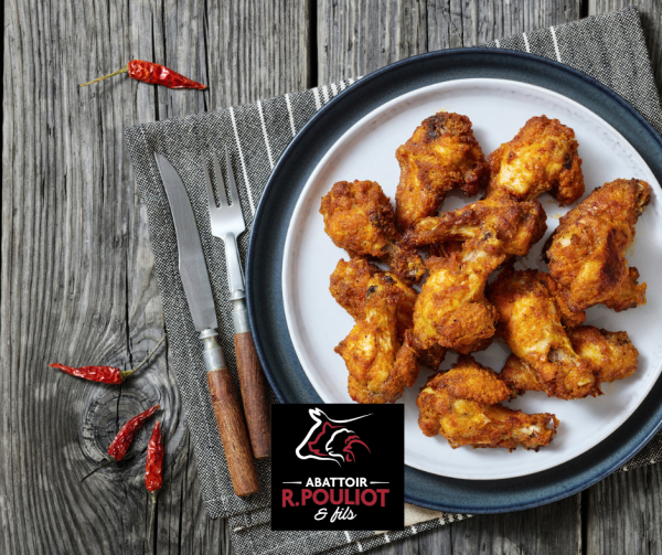 Breaded chicken wings