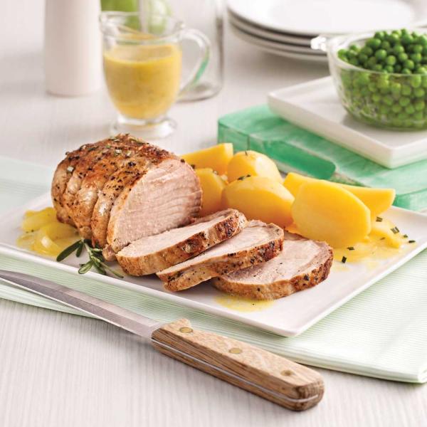 Quebec pork loin roasts