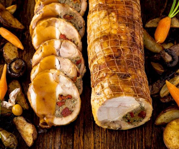 Cranberry-Stuffed Chicken Thighs