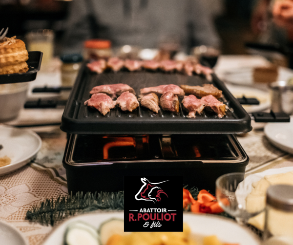 Raclette meats (pork, chicken, beef)