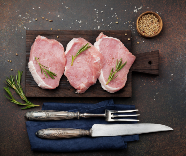 Boneless Quebec pork chops