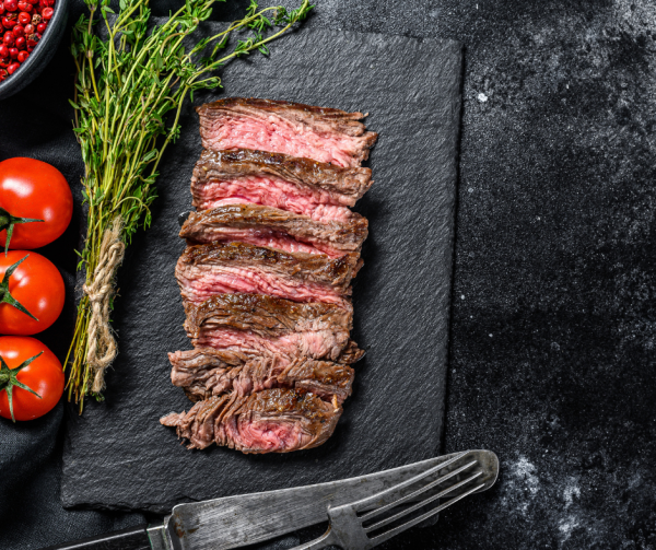 Bavette de boeuf Angus Marinée 6oz.