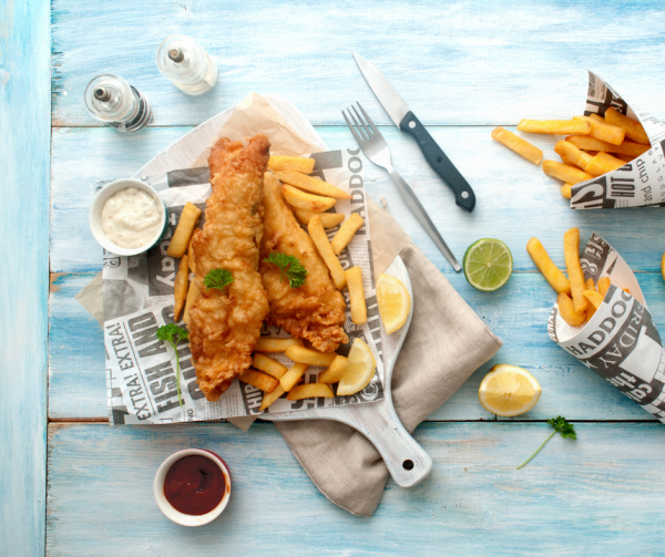 Breaded haddock fillets