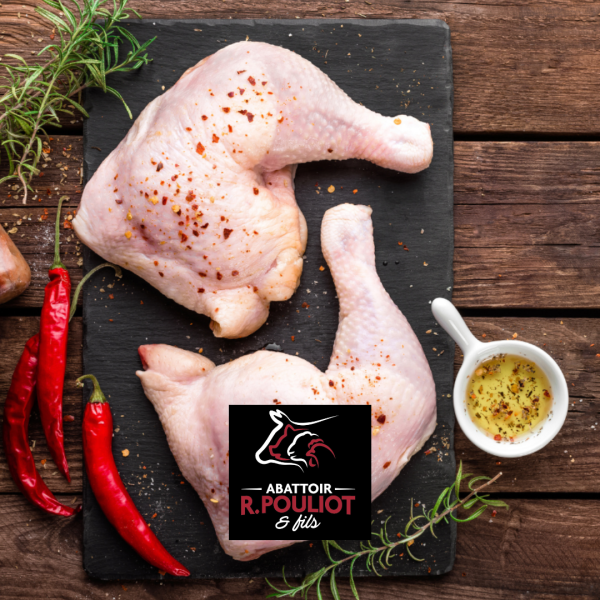 Big Grain-fed chicken legs