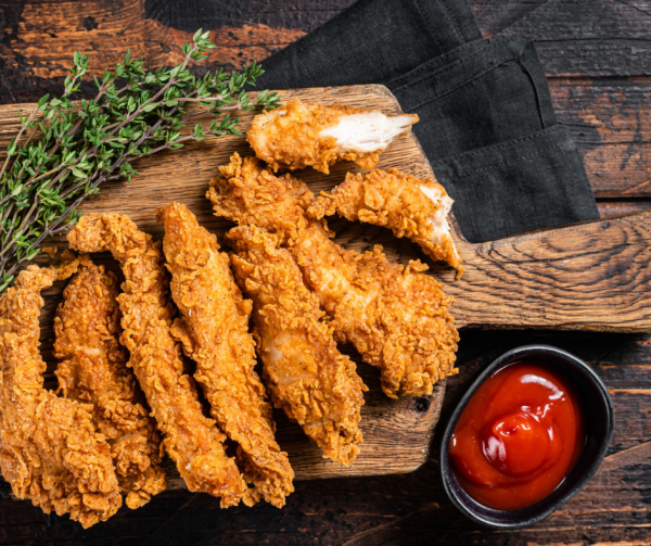 Filets de poulet croustillants