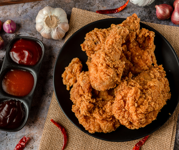 Poulets frits (18x)