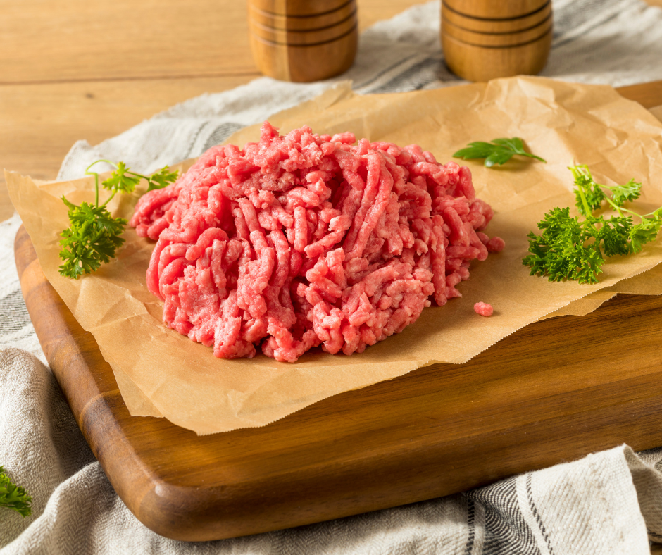 Veau haché de grain du Québec - retour sous peu -
