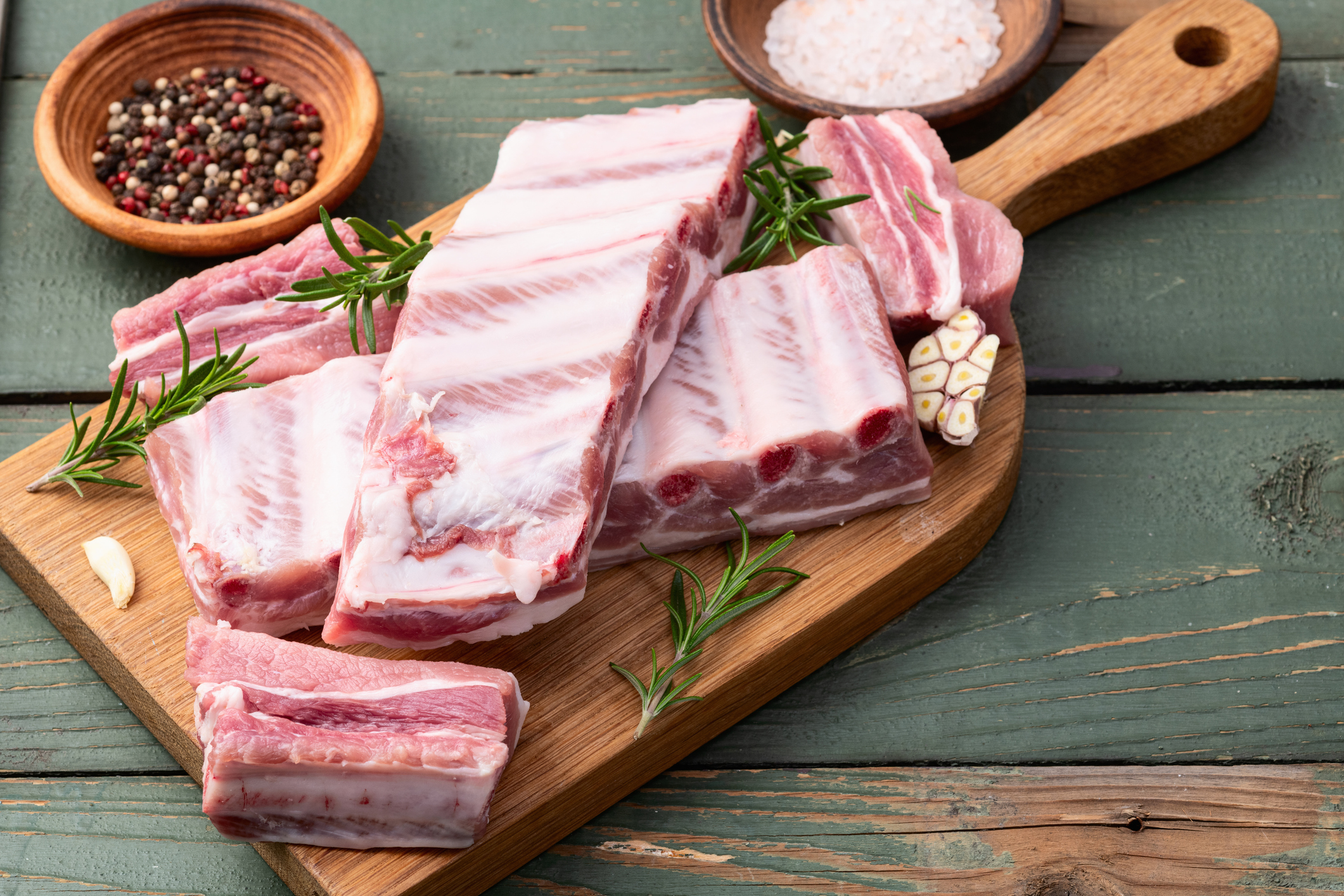 Côtes levées coupées (Spare Ribs)